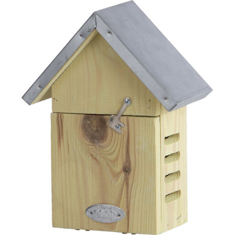 Abri pour coccinelles en bois de pin - Beige - L 18 x H 23,1 cm - Livraison gratuite (1/7)