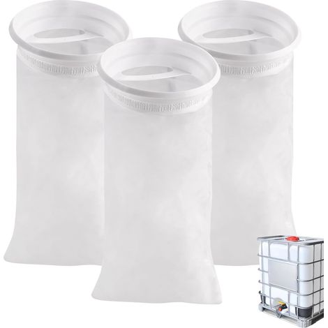 3Pcs Filtre IBC Filtre à Couvercle réservoir,Filtre à Couvercle en Nylon Couvercle réservoir d'eau de Pluie Filtre IBC en Nylon, Filtre à Eau de Pluie Lavable pour kit de Filtration réservoir (1/5)