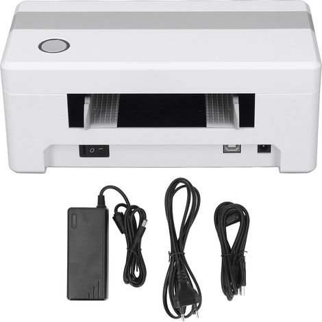 Imprimante d'étiquettes thermiques USB, imprimante d'étiquettes électroniques, imprimante adhésive pour prises européennes de 40 à 120 mm, 100 à 240 V (1/5)