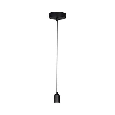 luminaire suspendu - aric epoque - e27 - noir mat - sans lampe - aric 51207