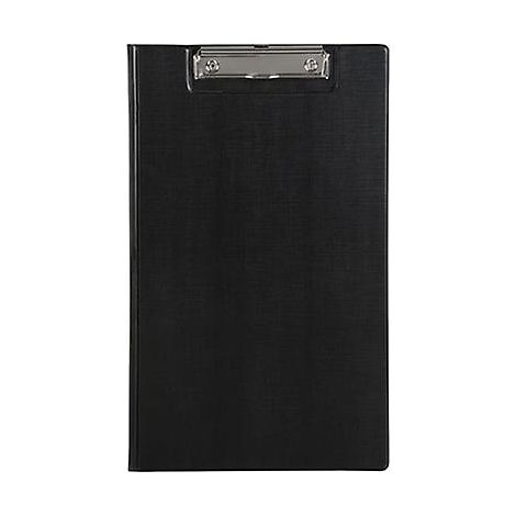 Porte-documents A4 BLACK GNS robuste en PVC surface lisse avec poche noir