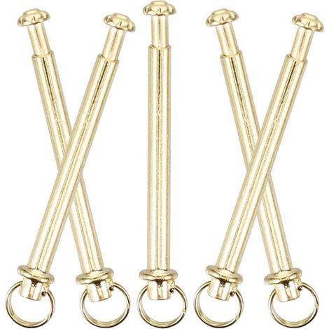 5 Ensembles Rivets en Acier Inoxydable et Écrous pour Ventilateur Pliant, Accessoires de Fixation Sécurisés pour Réparation D'éventail à Main, Lot de Sets, Pratiques (1/5)