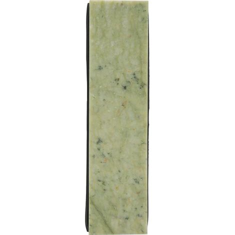 Pierre à aiguiser naturelle en pierre verte 10000 grains avec base en silicone pour couteaux et outils (1/5)