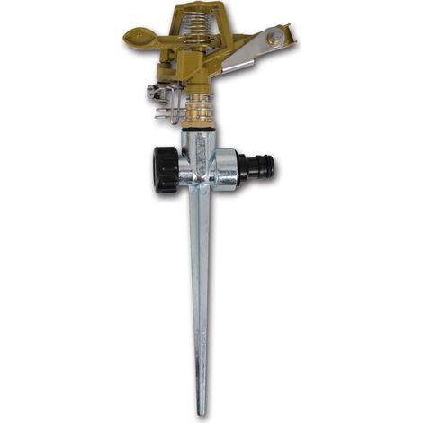 Maison Exclusive - Set 2 pz Spruzzatore giardino innaffiatura con picchetto metallo zinco (1/5)