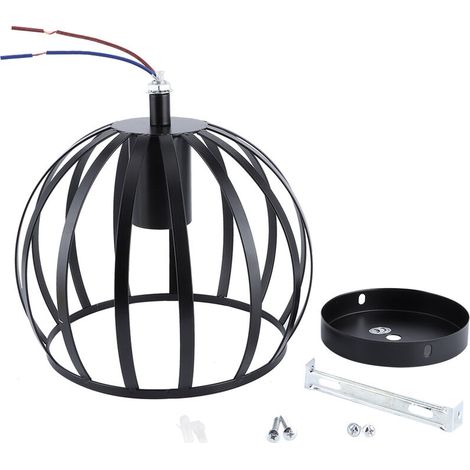 Jeffergarden E27 Rustic Cage Chandelier Pendant Ceiling Light Shade for Hallway Lighting 110V-220V (1/5)