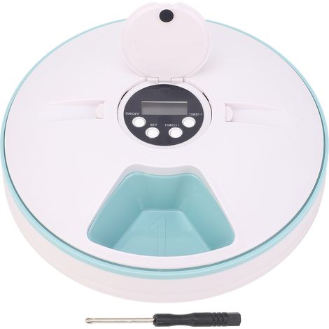 Wet Dry Food Automatic Cat Feeder Multi Meal Portion Control Timed Pet Food Dispenser with APP Control for Cat Dog Green (1/5)