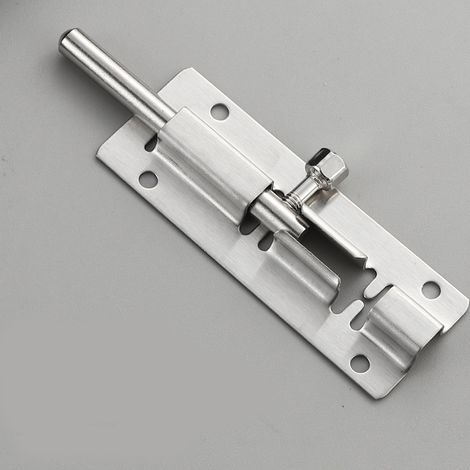 (4 Pcs Verrou de Porte, Loquet Porte Coulissante, Serrure Porte Coulissante, Serrure de Porte, Boulons de Verrouillage de Porte, - 2 Pouces (1/5)