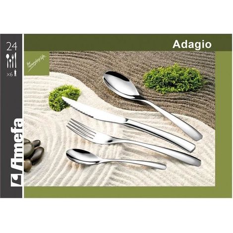 Ménagère 24 pièces inox - Amefa - 246500AF03C40 (1/3)