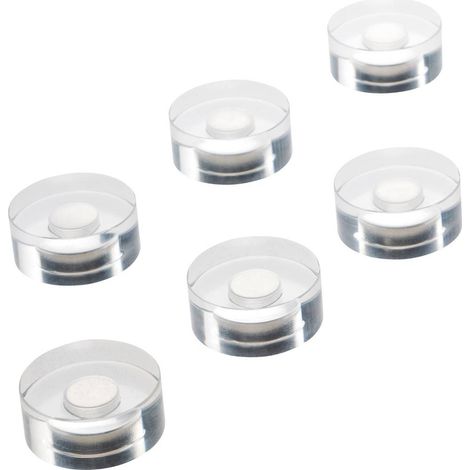 magnetoplan Magnet Design 1680025 25mm Acryl 6 St./Pack (1/4)