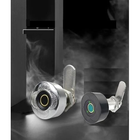 2 pièces Serrure d'empreinte digitale serrures d'armoire intelligentes biométriques sans clé meubles tiroir armoire armoire serrures d'empreintes digitales for armoire à tiroirs