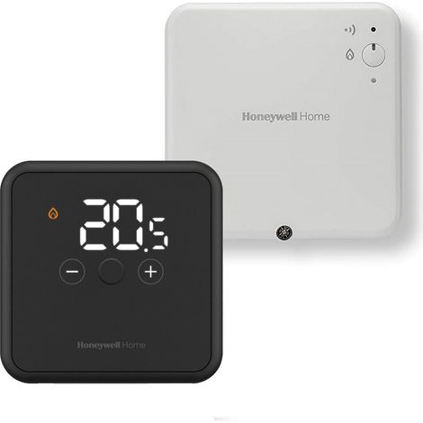 Thermostat ambiance digital sans fil DT4 on/off - Noir
