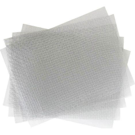 Lot de 5 grilles de réparation de pare-chocs de voiture, grilles de soudage, accessoires de soudage en acier inoxydable-20x15cm-Light Grey (1/2)