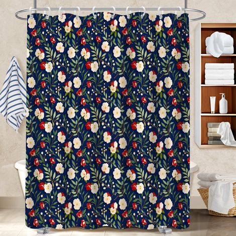 Rideau douche imperméable polyester 180x180 tissu respirant bâche polyester douche pour salle d’eau sans fenêtre (1/5)