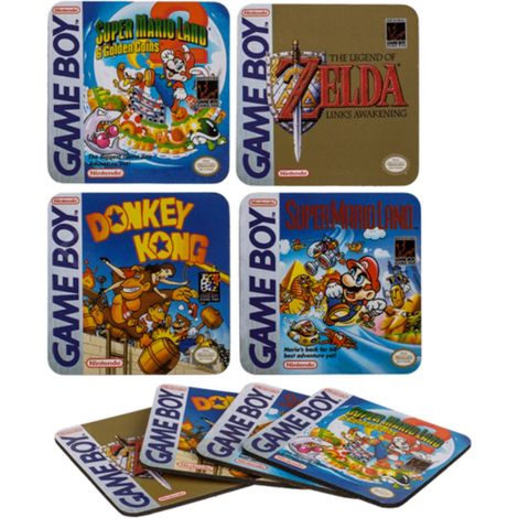 4 dessous de verres Gameboy