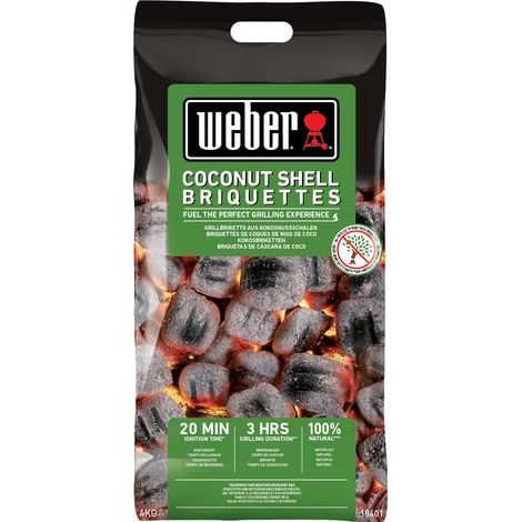 Weber Grillbriketts aus Kokosnussschalen 4kg