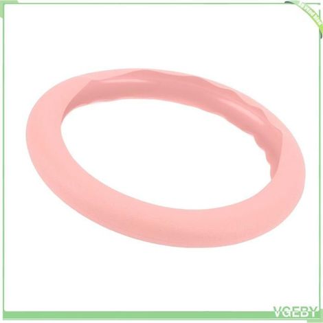 Housse de volant en silicone - FAF EICY - Universelle - Rose - Antidérapante - Lavable (1/5)
