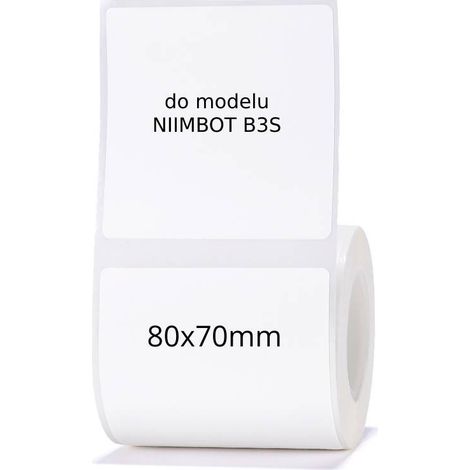 Etichette autoadesive NIIMBOT per B3S 80 x 70 mm, 95 pezzi