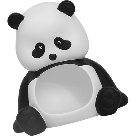 Plateau de service panda, porte-clés, porte-fruits, ornement de rangement, décoration de table pour la maison ou le bureau, sculpture, corbeille à fruits panda (1/5)