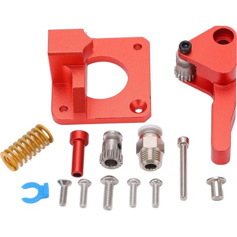 Kit bloc extrudeur aluminium double engrenage pour imprimante 3D, pièce de rechange compatible CR 10S PRO (1/5)