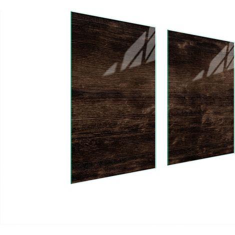 PLACA PROTECTORA DE VIDRIO PARA COCINA 65x52 MADERA (1/5)