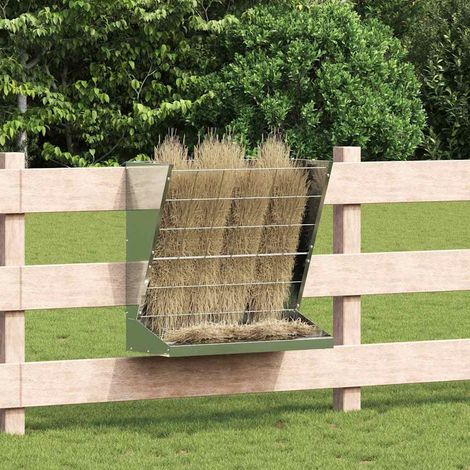Heu Futterspender Silber 71 x 33 x 70 cm Verzinkter Stahl (1/5)
