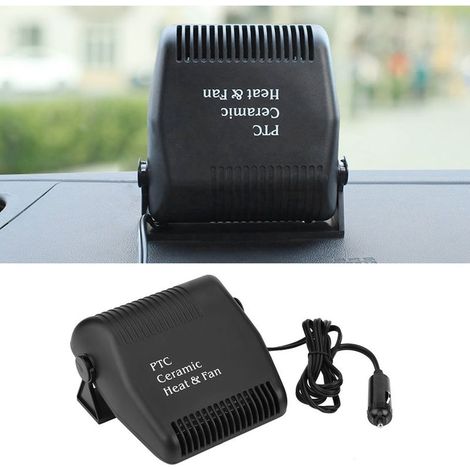 12V Chauffage de la voiture,150W Electionic Auto Defrost Désembuage,Rotation à 180 degrés (1/5)
