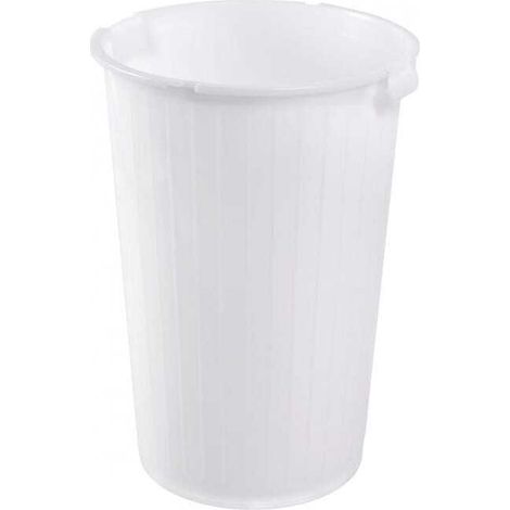 Conteneur alimentaire rond 35 L - blanc - Gilac