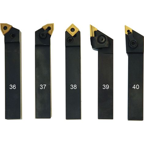 Jeu d'outils de tour 20mm 5pcs Optimum DBS0520 (1/2)