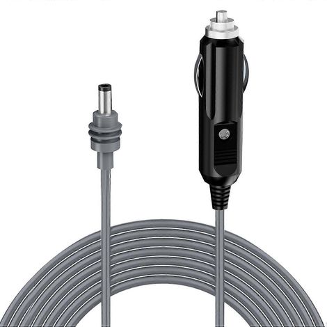 Kfz-Stromkabel für Mini-Satellitenschüssel, IP68 regensicher, 12–24 V, Zigarettenanzünderstecker auf Gleichstromanschlusskabel, 200 cm