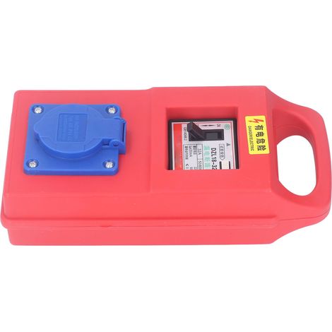 Boîtier de distribution électrique portable temporaire pour la construction, 220-250 V (1/5)