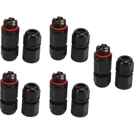 Connecteur étanche aviation 5 pièces 380V IP68 à visser pour équipement industriel, connecteur électrique L16 4 broches. (1/5)