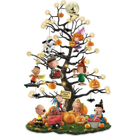 Décoration de table Halloween arbre à citrouille, décor automne pour bureau et maison, ambiance festive (1/4)