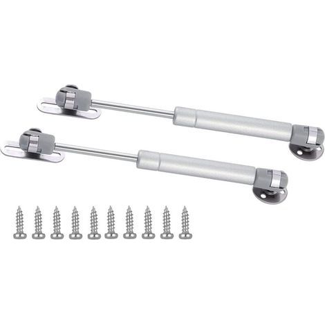 60 N = 6 kg Kraft 2 Stück 60 N Gasfedern Hydraulischer Möbelzylinder Original Gasstoßdämpfer Küchenschranktür Pneumatischer Arm zum Anheben von Schranktüren Küchenmöbel-Stoßdämpfern (1/4)