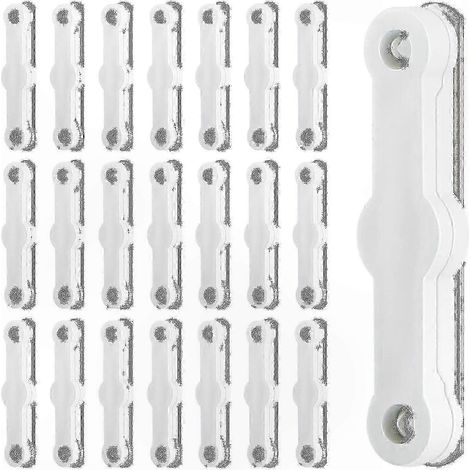 Rubans magnétiques adhésifs pour moustiquaires, lot de 24, fixation aimantée durable (1/3)
