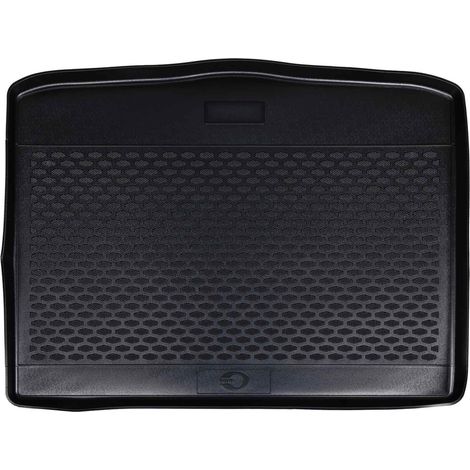 Trunk Mat Black suitable for 500X 2014- Rubber vidaXL