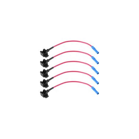 Lot de 5 adaptateurs de fusibles à lames pour circuit automobile, format micro mini, pour une utilisation facile et sûre. (1/5)
