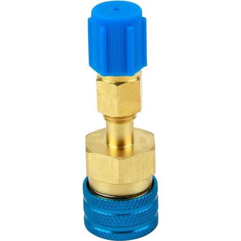 Adaptateurs R1234yf vers R134a, Coupleur Rapide Côté Bas R1234YF, Connecteur Liquide Fluoré Réfrigérant AC de Voiture, Connecteur de Liquide Fluoré Réfrigérant AC de Voiture (1/5)