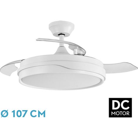 Ventilador Dc Tempano Blanco 59w 4aspas 106Ø 6980lm (1/3)