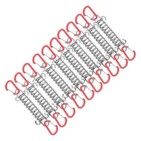 1/4/5/6/10Pcs Outdoor Zelt Frühling Elastische Schnalle Edelstahl Camp Zelt Wind Proof Seil Befestigung Frühling Strand Camping Ausrüstung
