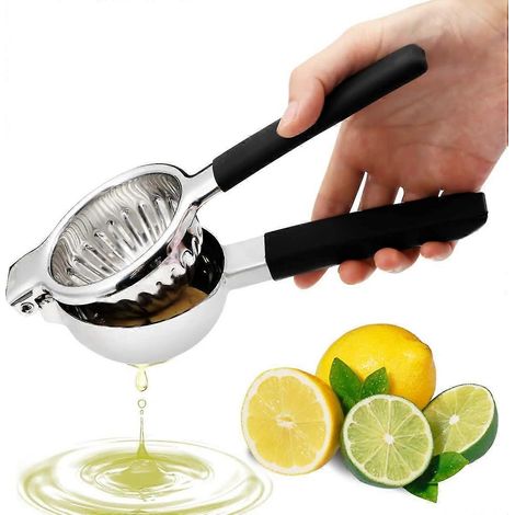 Zitronenpresse, Limettenpresse, manuelle Zitruspresse, handbetriebene Zitruspresse, große 8,6 cm Schüssel (1/5)