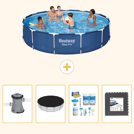 Bestway Bestway Steel Pro Ronde - 396x84 cm - 5-pièces S238 (1/5)