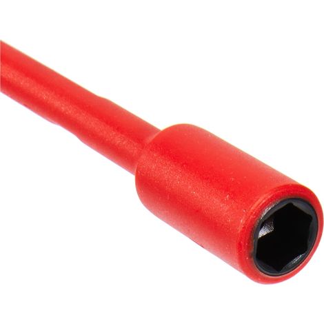 KNIPEX 98 03 10 Chiave a bocca esagonale con impugnatura giraviti isolati con manici rivestiti in materiale bicomponente, collaudati VDE brunita 237 mm (1/2)