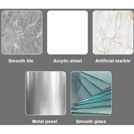 Barre d'appui pour Douche - Ventouses Biomimétiques - Support jusqu'à 110 kg - Pour Salle de Bain Toilette Baignoire - 1 Pièce (1/4)