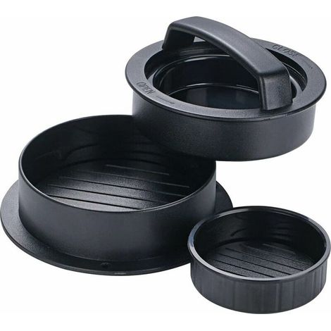Green Mobility-Presse à Burger, 3 en 1 Presse à Hamburger, Kit de Moule à Hamburger antiadhésif, Presse à Burger & Steak haché, kit Presse à Hamburger pour Griller au Barbecue (Plastique ABS) (1/5)