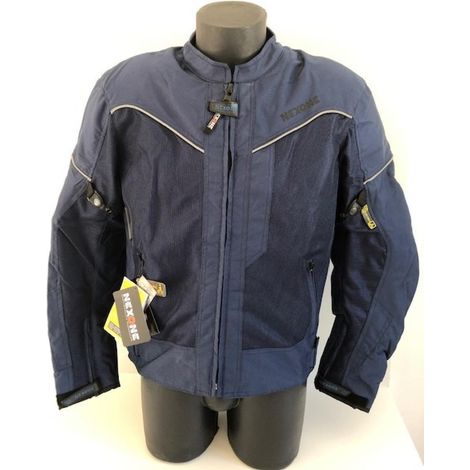 Blouson veste pour moto Homme Nexone Eté Flavio bleu Textile (1/2)