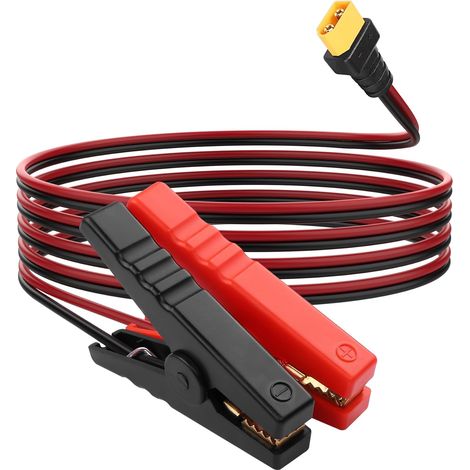 Câble d'Extension XT60 à Pince Crocodile 16 AWG pour Chargeur de Voiture, 1,8 m (1/5)