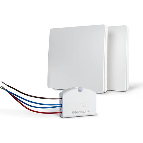 Kit Interrupteur Va-Et-Vient Sans Fil, Sans Pile - Chambre, Escaliers (1/5)