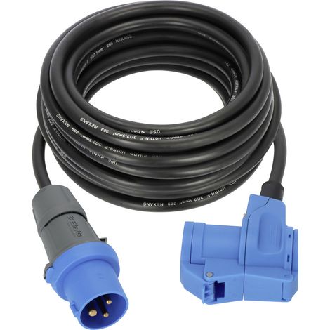 Brennenstuhl 1168650510 Strom Camping-CEE-Verlängerungskabel   Blau, Schwarz 10 m H07RN-F 3G 2,5 mm²