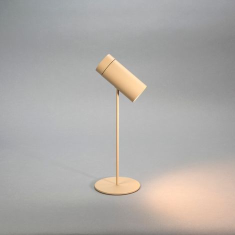 Lampe de table rechargeable Multi Brun sable avec aimant - 7844-330 (1/3)