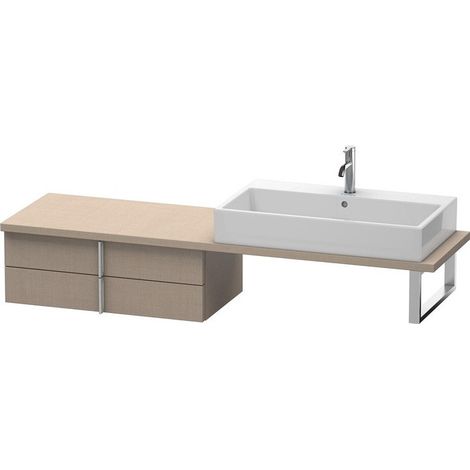 VERO mobile consolle basso 285x800x448mm lino